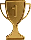 Rank 1 trophy