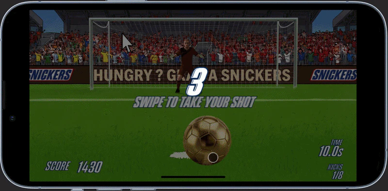 Play the Snickers Golden Chance game